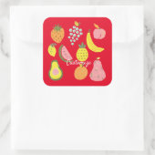 Geassorteerd Collectie Thunder_Cove Vierkante Sticker (Tas)