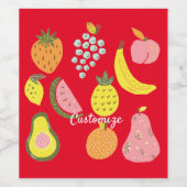 Geassorteerd Collectie Thunder_Cove Wijn Etiket (Enkel label)