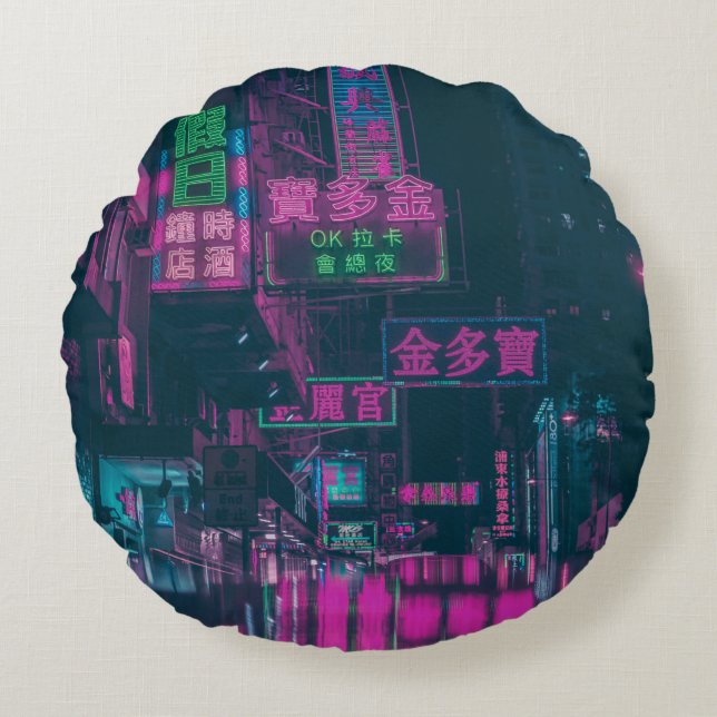 GEASSORTEERD NEON LIGHT SIGNAGE OP STREET TIJDENS  ROND KUSSEN (Voorkant)