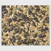 Geassorteerd vogelzaad cadeaupapier (Vlak)