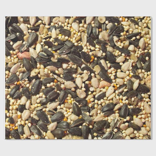 Geassorteerd vogelzaad cadeaupapier (Vlak)