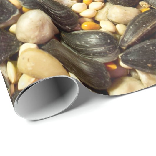 Geassorteerd vogelzaad cadeaupapier (Rol Hoek)