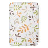 Geassorteerde bladeren Bruin Sinaasappel Groen Zan Badmat (Voorkant Verticaal)