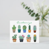 Geassorteerde Cactus Planten Thunder_Cove Briefkaart (Staand voorkant)