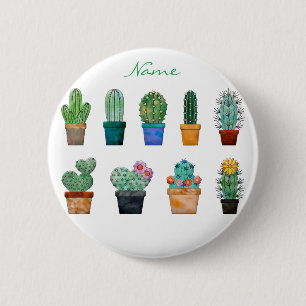 Geassorteerde Cactus Planten Thunder_Cove Ronde Button 5,7 Cm