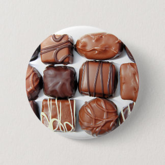 Geassorteerde chocolade ronde button 5,7 cm