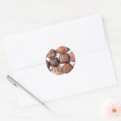 Geassorteerde chocolade ronde sticker (Envelop)