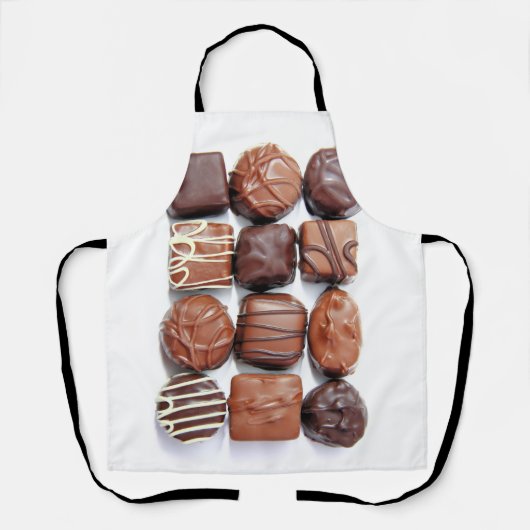 Geassorteerde chocolade schort (Voorkant)