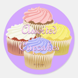Geassorteerde Cupcake Labels