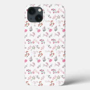 Geassorteerde delicate bloem in patroon Case-Mate iPhone case