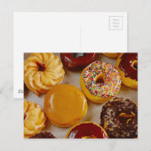 Geassorteerde donuts briefkaart (Voorkant / Achterkant)