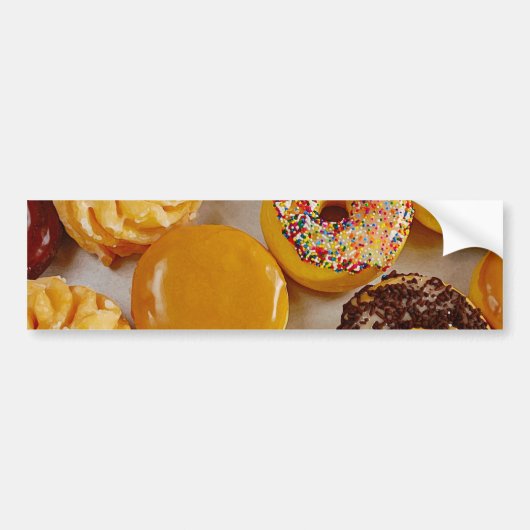 Geassorteerde donuts bumpersticker (Voorkant)