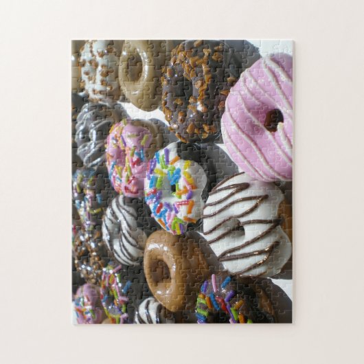 Geassorteerde Donuts Foto Puzzle Legpuzzel (Verticaal)