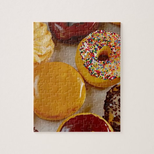 Geassorteerde donuts legpuzzel (Verticaal)