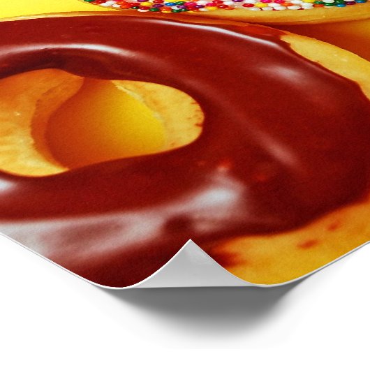 Geassorteerde donuts poster (Hoek)