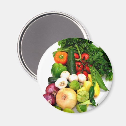 Geassorteerde groenten magneet (Voorkant / Achterkant)