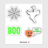 Geassorteerde Halloween-Design Sticker (Vel)