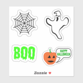 Geassorteerde Halloween-Design Sticker