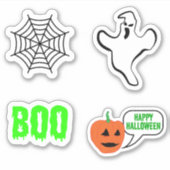 Geassorteerde Halloween-Design Sticker (Voorkant)