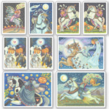 GEASSORTEERDE HOOFDLEZHORSEMAN HORSEWOMAN HALLOEEN