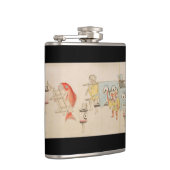 Geassorteerde Japanse Yokai Emaki Heupfles (Rechts)