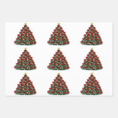 GeAssorteerde kerstkaarten 3 platte vellen (Voorkant)