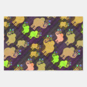 Geassorteerde olifanten inpakpapier vel (Voorkant 3)