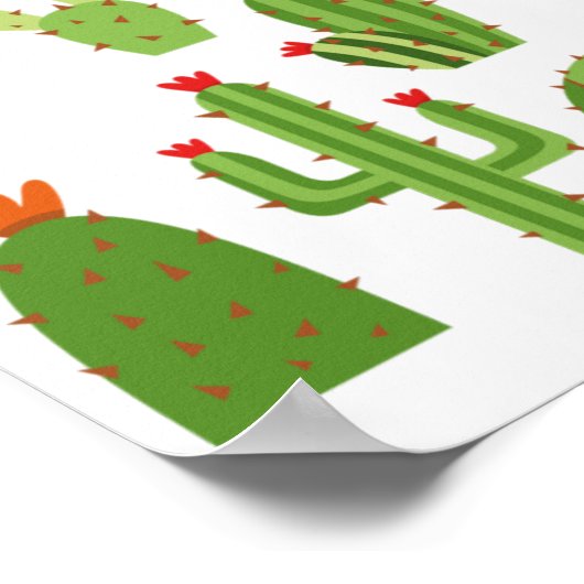 Geassorteerde Planten met rode bloemen Thunder_Cov Poster (Hoek)