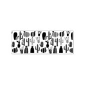 Geassorteerde Planten met rode bloemen Thunder_Cov Rubberstempel (Gestempeld)