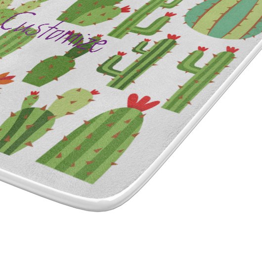 Geassorteerde Planten met rode bloemen Thunder_Cov Snijplank (Hoek)