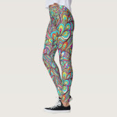Geassorteerde Psychedelic Swirls Leggings (Links)