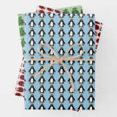 Geassorteerde ritters Penguin Ladybug Turtle Inpakpapier Vel (In situ)