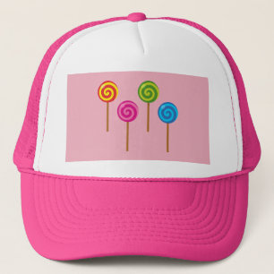 Geassorteerde spirale kleurrijke Lollipops Trucker Pet