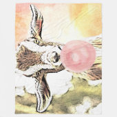 GEAT | Bubblegum Vliegtuig Ears Kind Goat GetYerGo Fleece Deken (Voorkant)