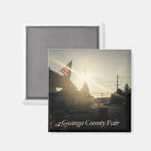 Geauga County Fair, foto van Ohio Magneet (Voorkant / Achterkant)