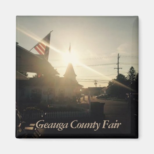 Geauga County Fair, foto van Ohio Magneet (Voorkant)