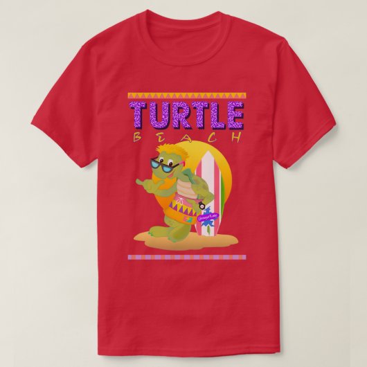 Geauga Lake Turtle Beach Waterpark Butch Hightide T-shirt (Design voorkant)