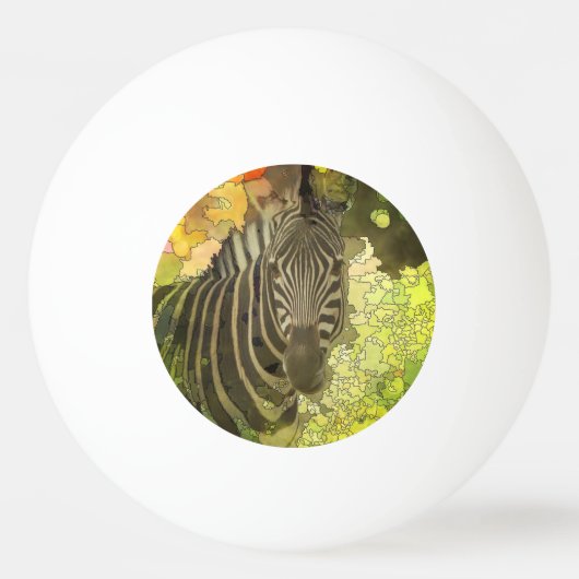 Geautomatiseerd - Zebra Pingpongbal (Voorkant)