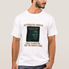 Geautomatiseerde Wereld – AI Update Glitchcore T-shirt