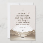 Geautoriseerd in Christus Affirmatiekaart Feestdagenkaart (Achterkant)