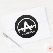 Geautoriseerde kleding Logo Sticker (Envelop)