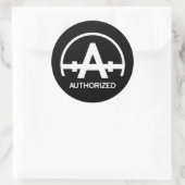 Geautoriseerde kleding Logo Sticker (Tas)