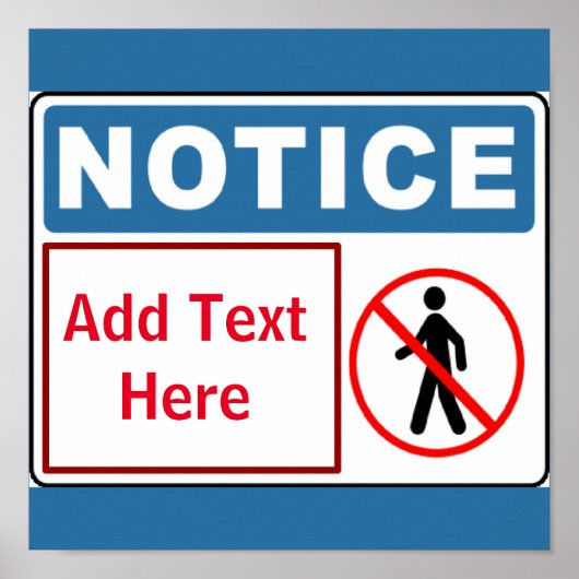 Geautoriseerde persoon, voeg tekst toe, teken poster (Voorkant)