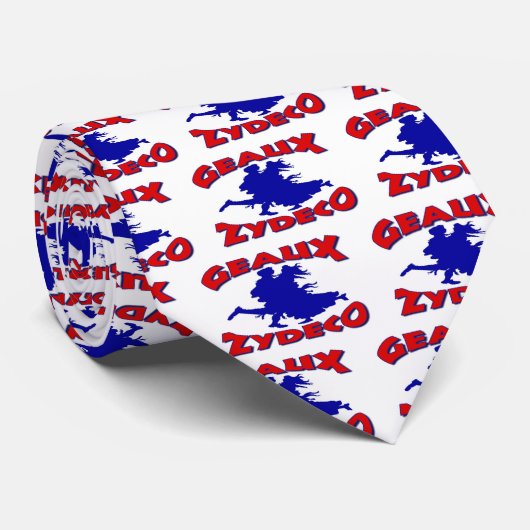 Geaux Zydeco Stropdas (Opgerold)