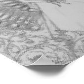 Geavanceerd Angelic Sweet 16 Grey Poster (Hoek)