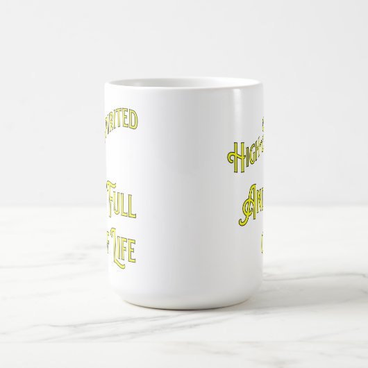 Geavanceerd en vol leven. Filosofisch Koffiemok (Center)