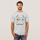 Geavanceerd gamereplaatste grafische kaart op maat t-shirt (Voorkant volledig)