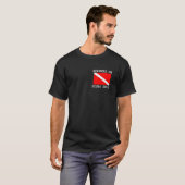 Geavanceerd Open Water Duiker Down Flag Duiken D T-shirt (Voorkant volledig)