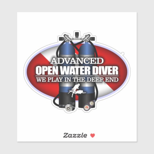 Geavanceerd open water (ST) Sticker (Vel)