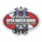 Geavanceerd open water (ST) Sticker (Voorkant)